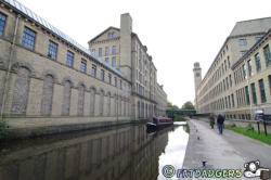 Leeds Liverpool through Saltaire