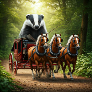 Speeding Badger