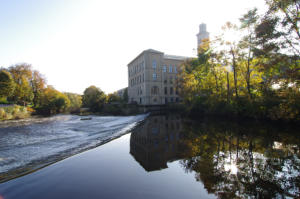 River Aire at Saltaire